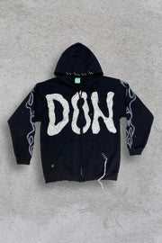 ZIP DON Black Hoodie PREORDER