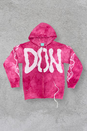 ZIP DON Dirty Pink Hoodie