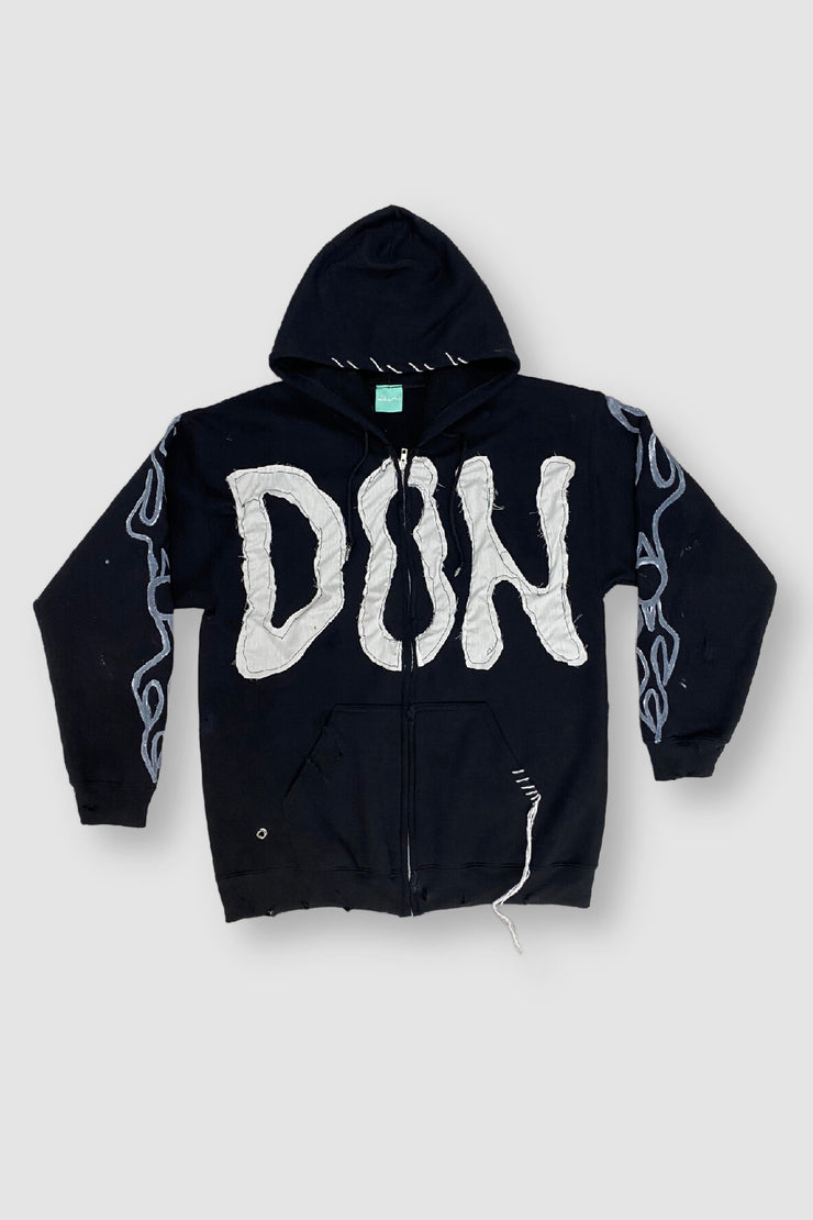 ZIP DON Black Hoodie PREORDER